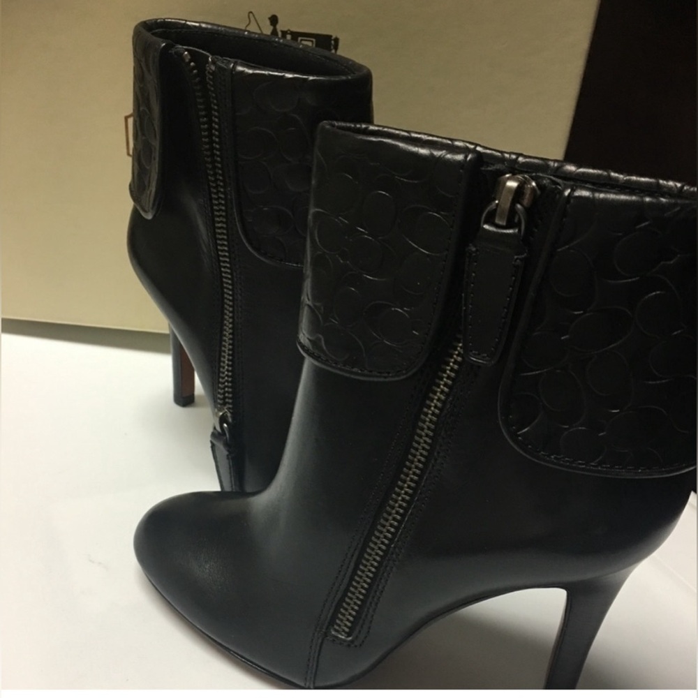 Authentic Black coach boots